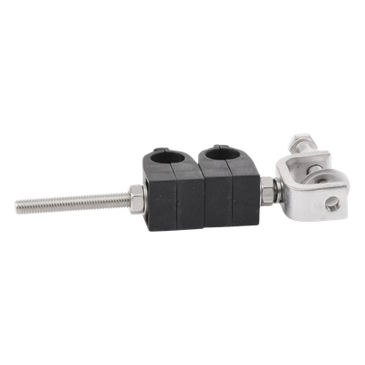 SHK-12-2-P - Andrew / Commscope Sujetador de cables / 2x coaxial 1/2 pulgada / Montaje angular SHK-12-2-P
