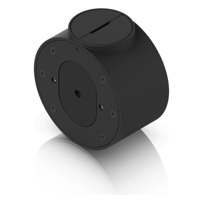UACC-CAMERA-CJB-B - Caja de Conexiones Antimanipulación / Cámaras Dome y Turret / Conduit 3/4" / Montaje Superficie, Poste y Colgante / Aluminio y Policarbonato / Compatible UVC-G5/G6