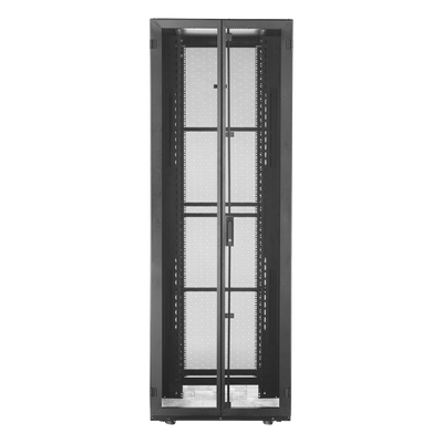 XGL64212B - Gabinete para Centros de Datos / 42 UR / 600 mm Ancho / 1070 mm (3.51 ft) Profundidad / Carga 1588 kg / Puerta 80% Perforación / Acero Soldado