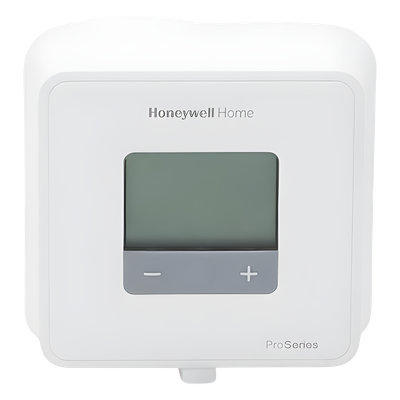TH1110D2009/U - Termostato No Programable / 1 Etapa Calor/Frío / 20 a 30 VAC o 750 mV / Pantalla 2.37 in² con Retroiluminación LED / Montaje UWP