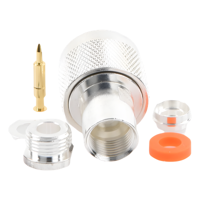 RFN-1000-1S - Rf Industries,Ltd Conector RF N Macho / Ensamble por Rosca / Compatibilidad RG-58/U y RG-142/U