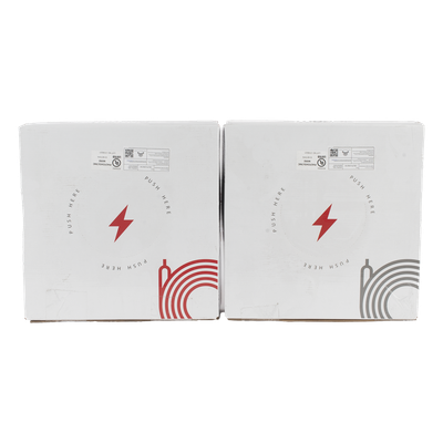 KIT2CBLPV10RB/50 - Kit de 2 rollos de 50 metros de cable fotovoltaico de cobre, rojo y negro, calibre 10 AWG (6mm²), Tipo PV, 1000/2000 V y 120°C.