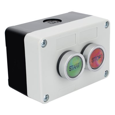 XBS-SW-21 - Botonera de Control / IP40 / 24 VCD / 106 x 72 x 58 mm / 4.17 x 2.83 x 2.28 in / Start-Stop / NO