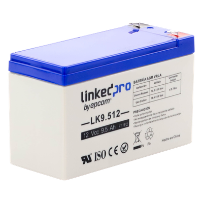 LK9.512 - Linkedpro By Epcom Batería de Respaldo AGM-VRLA / 12 V / 9.5 Ah LK9.512