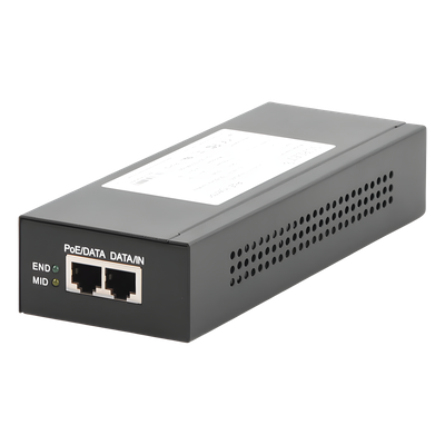 LAS60-57CN-RJ45 - Hikvision Inyector Hi-PoE / 56 Vcc / 60 W LAS60-57CN-RJ45