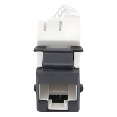 U6-K01NS - Jack Keystone Cat6 UTP / Terminación 110 / Diseño Lineal / Color Negro / -10 a 60 °C / UL 94 V-0