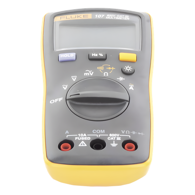 FLUKE-107ESP - Multímetro Digital Compacto / 6000 Cuentas LED / CAT III 600 V FLUKE-107ESP