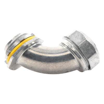ANC-HLC-100 - Conector Curvo para Tubo Liquidtight / 1" (25 mm) / Acabado Bruñido / UL 514B / NEMA FB-1