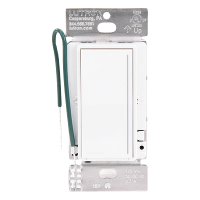 RRSTRDWH - Lutron Radiora 3 Atenuador Auxiliar de Pared / Control 3 Vías o Más / Hasta 4 Auxiliares por