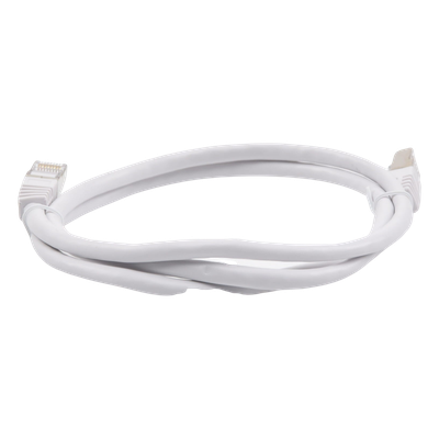 LP-STP-6A-100-WH - Patch Cord / Cat6A Blindado / 10G / 1.0 m (3.28 ft) / 500 MHz / AWG 27 / Blanco