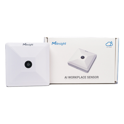 VS121-915M - Sensor LoRaWAN de Presencia y Conteo / Precisión 98% / Área 126 m² (1356.3 ft²) / IA con Aprendizaje Profundo / Detección de Trayectorias en U
