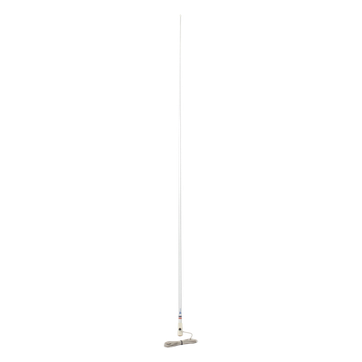 TX-5206-SYS - Antena Marina VHF / Fibra de Vidrio / 156-163 MHz / 6.5 dBi / Cable 10 m (32.8 ft) / IP67 / 2.4 m (7.9 ft)