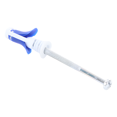 TSP-1075 - Taquete Tipo Mariposa / Tornillo Integrado 3" / Carga 20 kg / Resistencia Extracción 7 kg / 25 Piezas / -50°C a +80°C