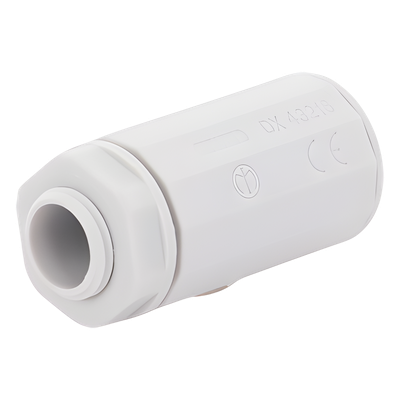 DX-43-216 - Gewiss Conector de Tubería Rígida a Caja / PVC Auto-extinguible / 16 mm DX-43-216
