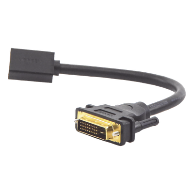 20118 - Ugreen 20118 adaptador de cable de vídeo DVI-D HDMI Negro, Oro