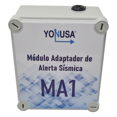YAS-MOD - Módulo Adaptador para Alerta Sísmica / Fuente 13.5VDC 2A / Respaldo 7 Días / Entrada AC 127/220V / Conector 3.5 mm