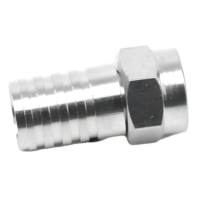 TT-CON-535 - Conector F Macho / Doble Blindaje Plegable / RG-59 / Bronce Niquelado / Contacto Oro / 1.64 ft Equivalente