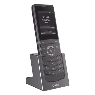 W611W - Teléfono IP Wi-Fi Portátil / Wi-Fi 6 Dual Banda / IP67 / Bluetooth 5.0 / Batería 1900 mAh / Pantalla 2.4''