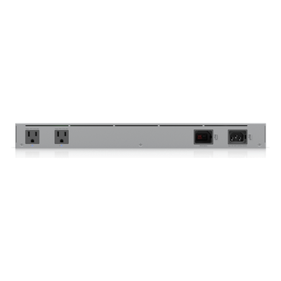 USW-MISSION-CRITICAL - Switch PoE Administrable / 8 Puertos PoE+ y PoE++ / 120 W Totales / Batería UPS 368 Wh / 2 Salidas AC 230 V / Rack 1U