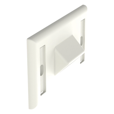 NK2HSFIWY - Panduit Placa de Pared Horizontal / 2 Puertos Keystone / Blanco Mate NK2HSFIWY