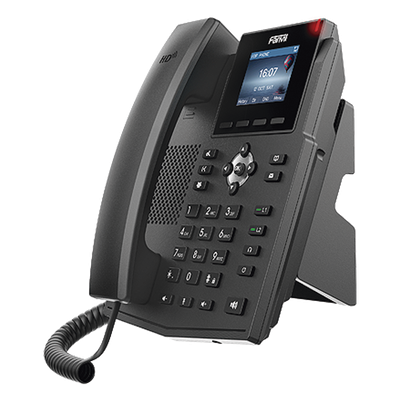 X3SP-V2 - Teléfono IP / 4 Líneas SIP / Pantalla LCD Color 2.4 pulgadas / Audio HD G.722 y Opus / Conferencia 3 Vías / PoE 802.3af / OpenVPN / Soporte EHS