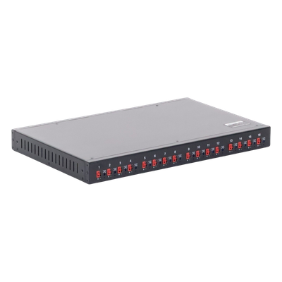 RK-12DC-20A - Epcom Powerline Fuente de Alimentación Rack 19" / 16 Puertos / 12 VDC RK-12DC-20A