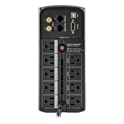 CP1000AVRLCD - CyberPower CP1000AVRLCD UPS 1 kVA 600 W 60 Hz 1080 J