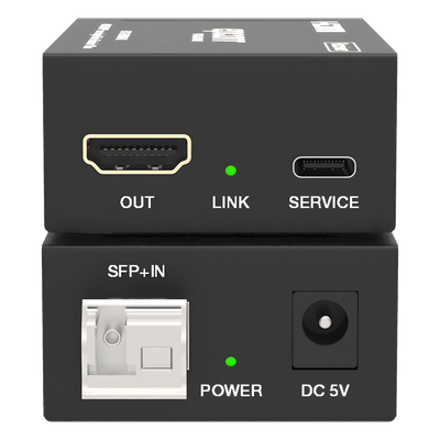EPC-EF03HD - Extensor HDMI sobre Fibra Óptica | Resolución 4K2K@60Hz | Monomodo | 4:4:4 | Ancho de Banda 18 Gbps | Distancia hasta 10 km | HDCP 2.2 | HDR10+ Dolby Vision | Audio 7.1CH