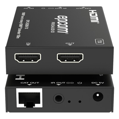 EPC-E6200 - Extensor HDMI™ Sobre IP | Codificador Y Decodificador | 150m Por Cable CAT6 | Compatible Con Red Gigabit | Video Full HD | Compresión EZCast | Control IR Unidireccional