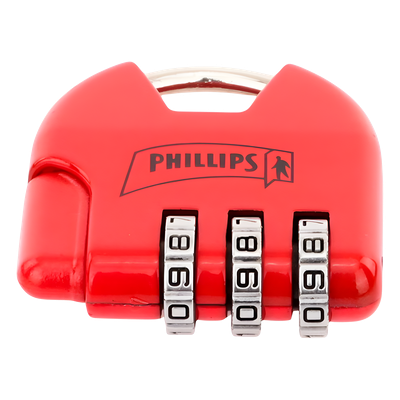 MX2325 - Phillips-Assa Abloy Candado de Combinación Ajustable / Cuerpo Metálico / Protección Básica
