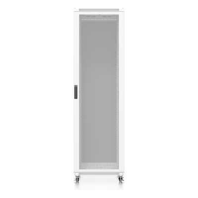 UACC-RACK-42U-800-P - Gabinete Rack de Piso / 42U / 600 × 800 mm (23.6 x 31.5') / Carga 800 kg (1,763.7 lb) / Puerta Perforada / Ventiladores Integrados / Ruedas con Seguro