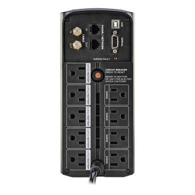 CP1000AVRLCDA - CyberPower CP1000AVRLCD UPS 1 kVA 600 W 60 Hz 1080 J
