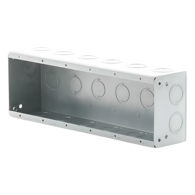 HUB-960 - Raco Caja Multigang de Acero / 6 Posiciones / Profundidad 2.5 in HUB-960