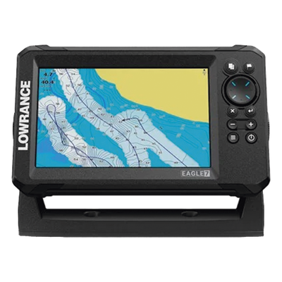 000-16311-001 - Eagle-7 ecosonda en pantalla horizontal IPS de 7 pulgadas, incluye transductor skimmer 50/200 kHz