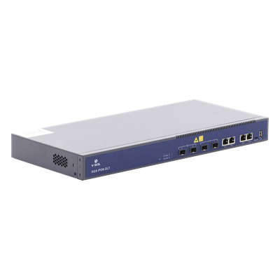V1600-XG02 - OLT / 2 Puertos XGSPON/GPON / 4 Puertos Uplink RJ45+SFP/SFP+ / 512 ONUs / 20 km / 19" Rack / 1.45 × 0.66 × 0.14 pies