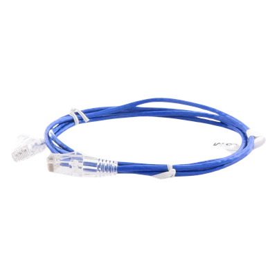 LP-UT6-150-BU28 - Linkedpro By Epcom Cable de Parcheo Slim UTP Cat6 / 28 AWG / 1.5 m (4.92 ft) LP-UT6-150-BU28
