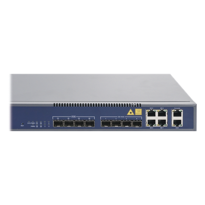 V1600D4-DP - OLT EPON / 4 Puertos PON / 8 Puertos Uplink RJ45+SFP / 256 ONUs / 20 km / Rack 1U