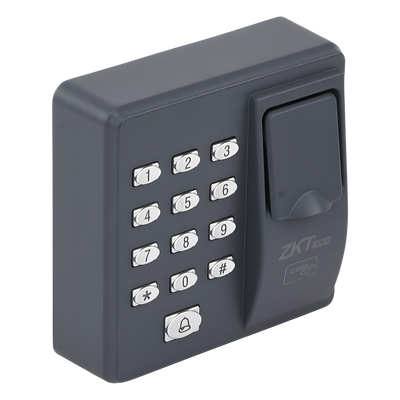 X7 - Lector Biométrico de Huella y Proximidad / 500 Huellas 500 Tarjetas / Teclado / Autónomo / Salida Relevador / Control de Acceso