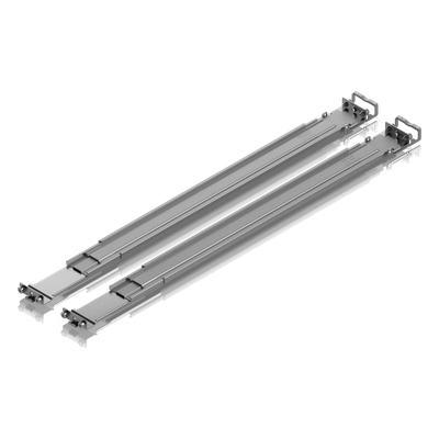 UACC-RACK-RAILS-SLIDE - Rieles Deslizantes para Rack / Ajustables 600-1066 mm (23.6-42 in) / Capacidad 70 kg (154 lb) / Instalación sin Herramientas / Acero SPCC / EIA-310