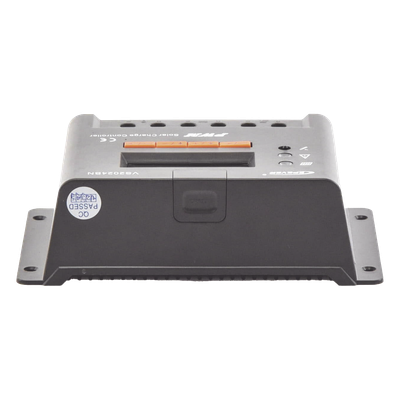 VS-2024-BN - Controlador de Carga Solar PWM / 12/24V / 20A / Display LCD / RS485 Modbus / 32-bit MCU