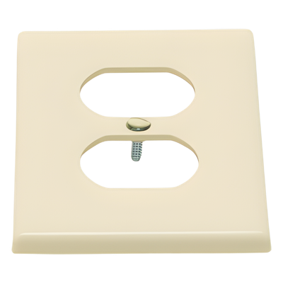 HUB-P8I - Hubbell Placa de Pared / Contacto Duplex / Policarbonato HUB-P8I