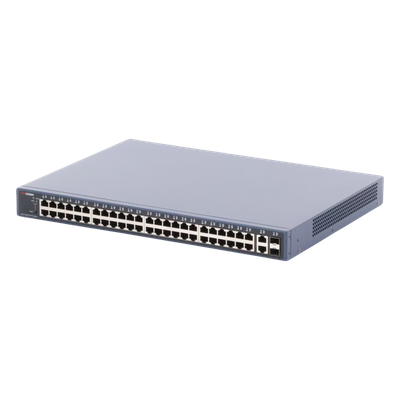 DS-3E1552P-SI - Hikvision Switch PoE+ Administrable / 48 Puertos Gigabit PoE+ / 2 Puertos Uplink Gigabit