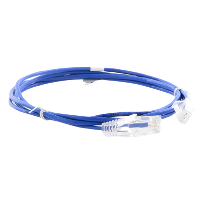 LP-UT6-150-BU28 - Linkedpro By Epcom Cable de Parcheo Slim UTP Cat6 / 28 AWG / 1.5 m (4.92 ft) LP-UT6-150-BU28