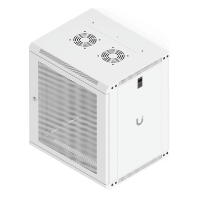 UACC-RACK-12U-WALL-450-P - Gabinete Rack 12U / 550x450 mm / Montaje Pared / Puerta Perforada / 2 pies (635 mm) Alto
