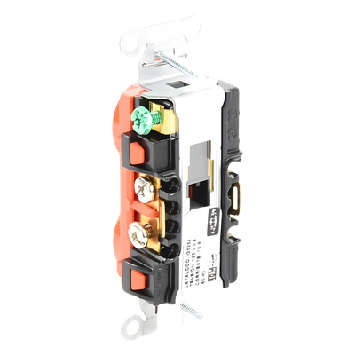 HUB-IG-5252 - Hubbell Contacto Dúplex / 15A 125V / 2 Polos 3 Hilos HUB-IG-5252