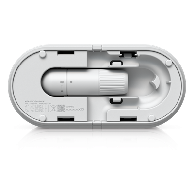 UVC-G6-180-W - Cámara IP Panorámica / Dual 4K 16 MP / 180° HFOV / IR 20 m (65.6 ft) / PoE+ / IP66 / Audio Bidireccional / IA Multi-TOPS