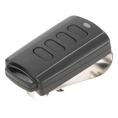 XB-T18-BC - Control Remoto con Clip para Visera / 433.92 MHz / 4 Botones / -10°C a 50°C / Batería 12V Incluida