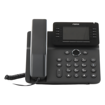 V64 - Teléfono IP Empresarial / 12 Líneas SIP / Pantalla Color 3.5" / Wi-Fi Dual Band / Bluetooth 5.0 / PoE Gigabit / Conferencia 6 Vías