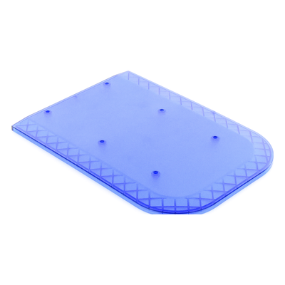 Z67DLB - Domo lateral de reemplazo / Policarbonato / Compatible X67A / Color azul / Sin herramientas