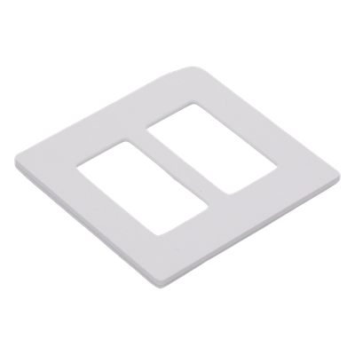 SC2SW - Lutron Electronics Placa de Pared 2 Espacios / Diseño Screwless / Perfil 7.6 mm SC2SW